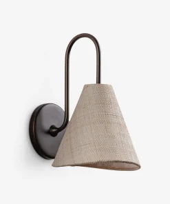 Amma Modern Brass Wall Sconce Light Fixture for Bedroom or Hallway